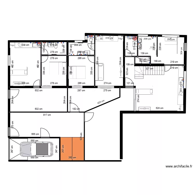 JURANCON. Plan de 
