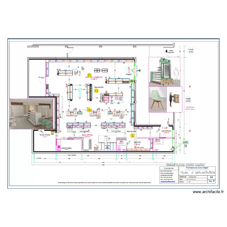 Pharmacie Flour - Grau d'Agde. Plan de Pharmacie Flour - Grau d'Agde. Plan de