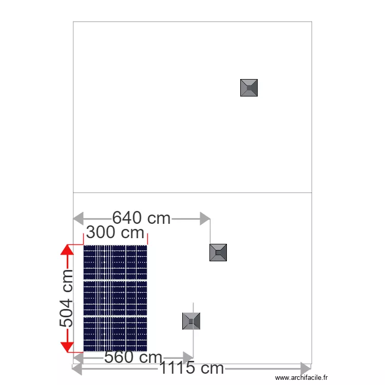 Maison PERRET. Plan de 