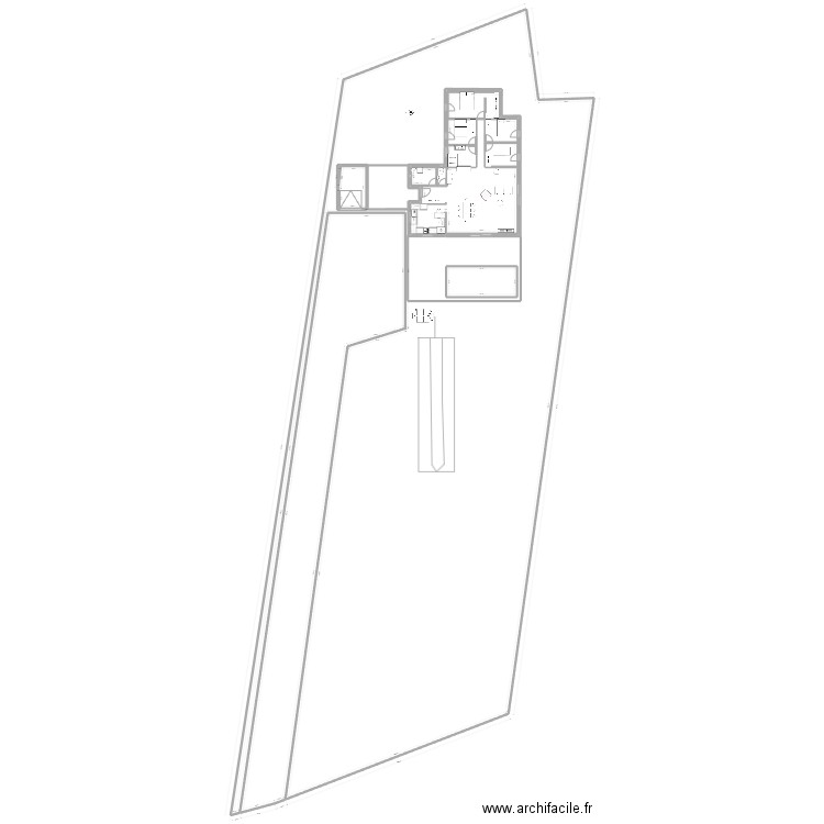 Plan Maison 2. Plan de 5 pièces et -1841 m2