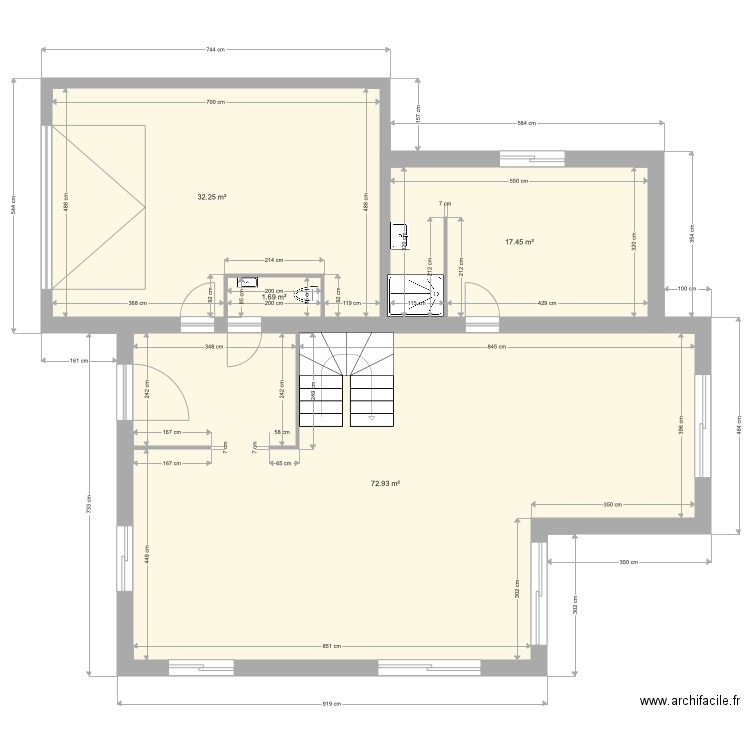 projet touques. Plan de 0 pièce et 0 m2