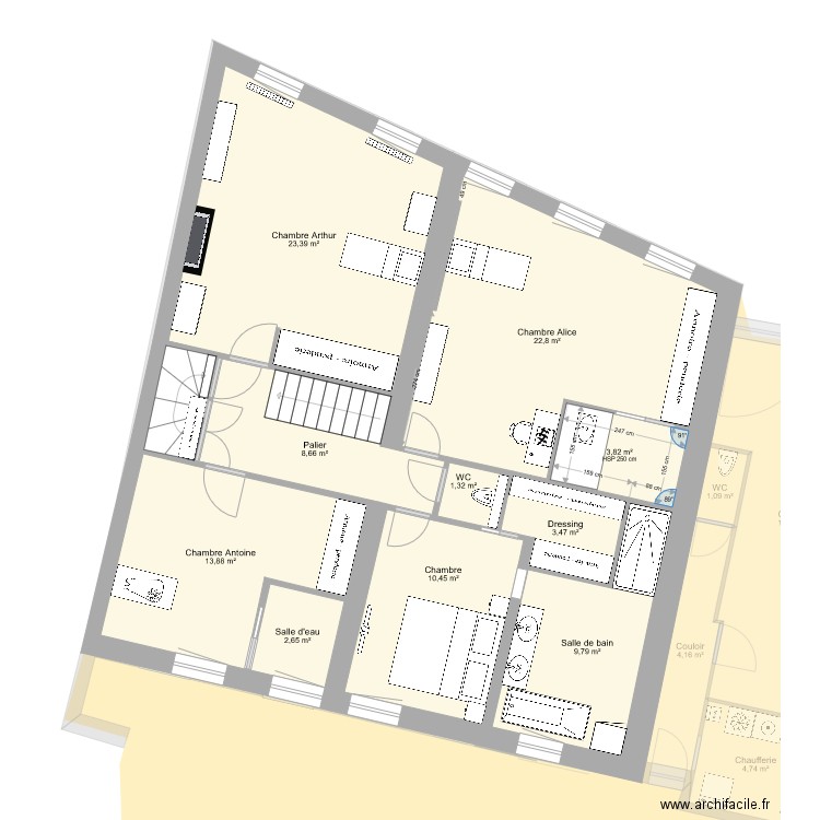 Maison Christopher49. Plan de 23 pièces et 342 m2