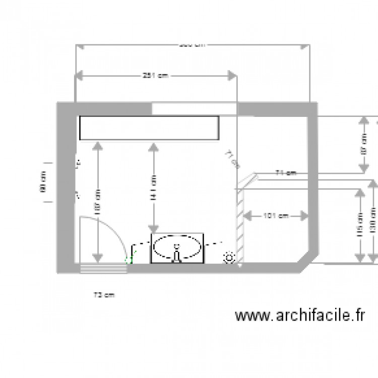 SDB 4. Plan de 0 pièce et 0 m2