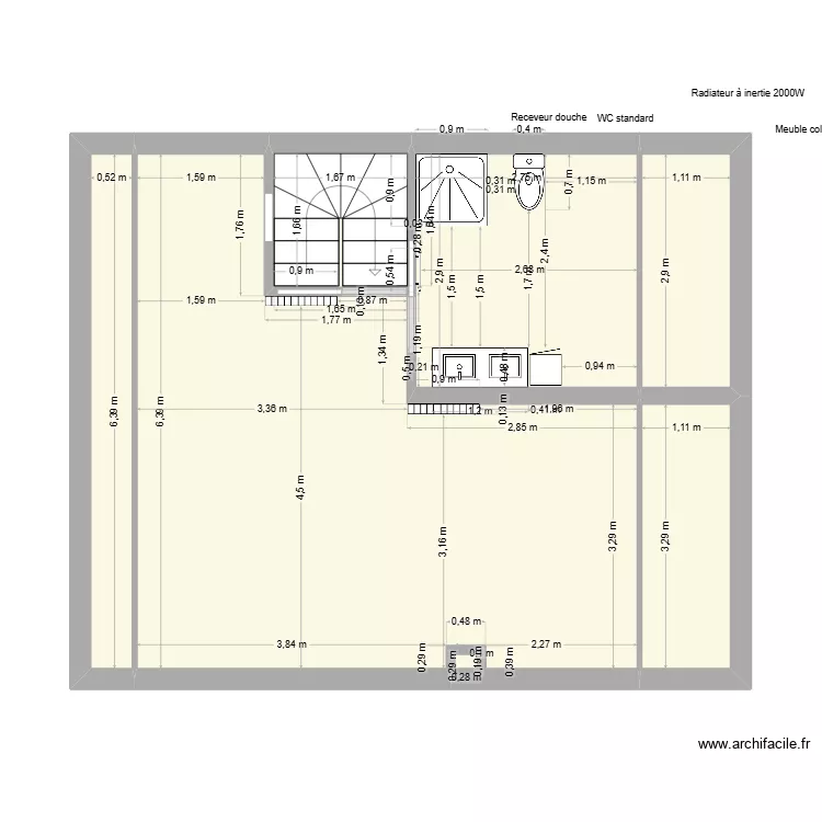 Roblin dernier etage. Plan de 