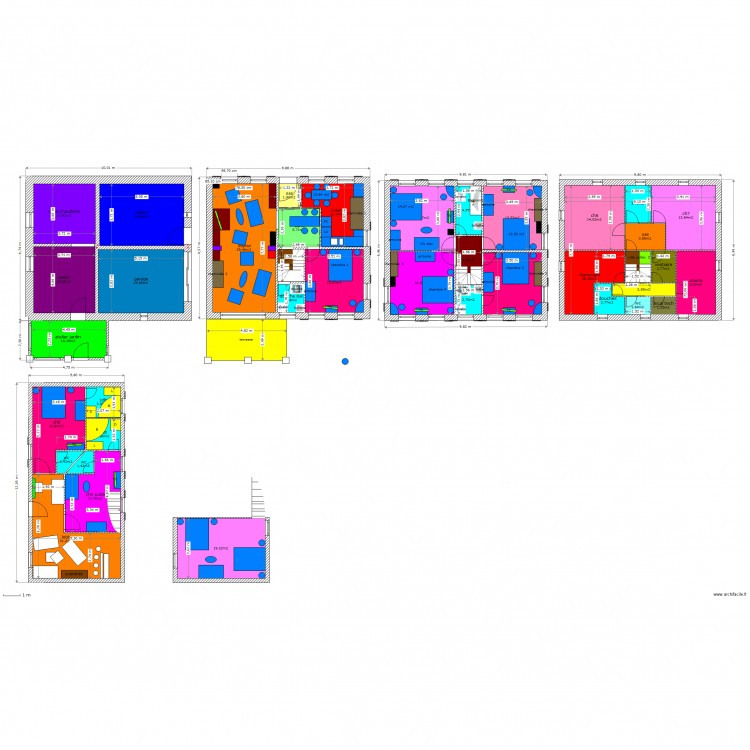 projet futur 5 fenêtres   sas. Plan de 0 pièce et 0 m2