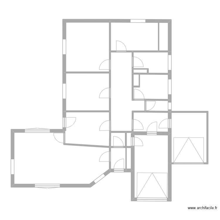 TARTARIN. Plan de 15 pièces et 123 m2