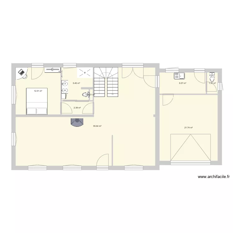 1clohars fouesnant. Plan de 