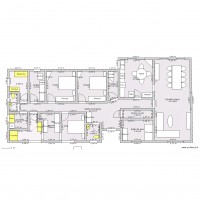 Longère plain-pied, 3 chambres, salle de jeux, dressing, lingerie, buanderie, cellier, sur sous-sol complet