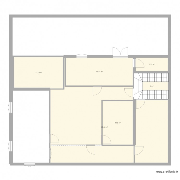 maison. Plan de 0 pièce et 0 m2