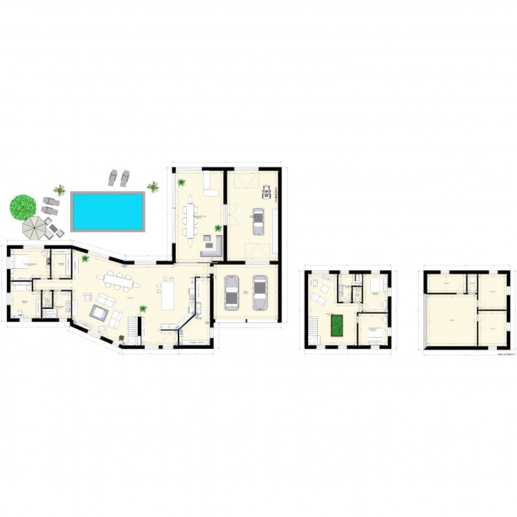 Projet maison. Plan de 0 pièce et 0 m2