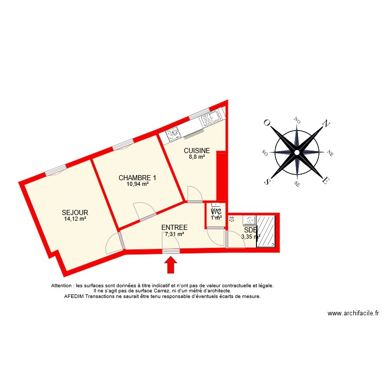 BI 6857. Plan de 0 pièce et 0 m2