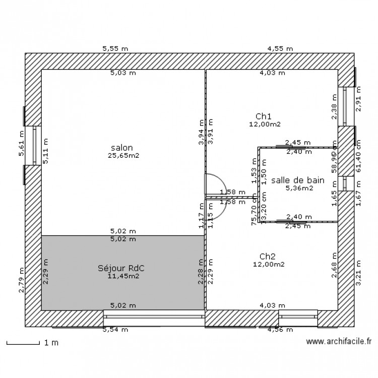 Grange,Etage bis. Plan de 0 pièce et 0 m2