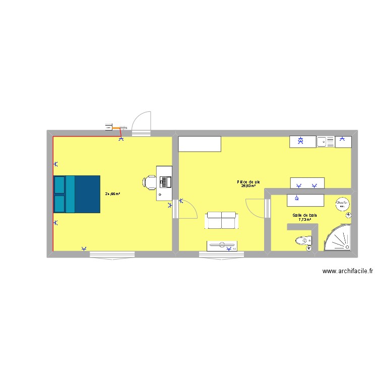 Maxime Dagnelie. Plan de 0 pièce et 0 m2