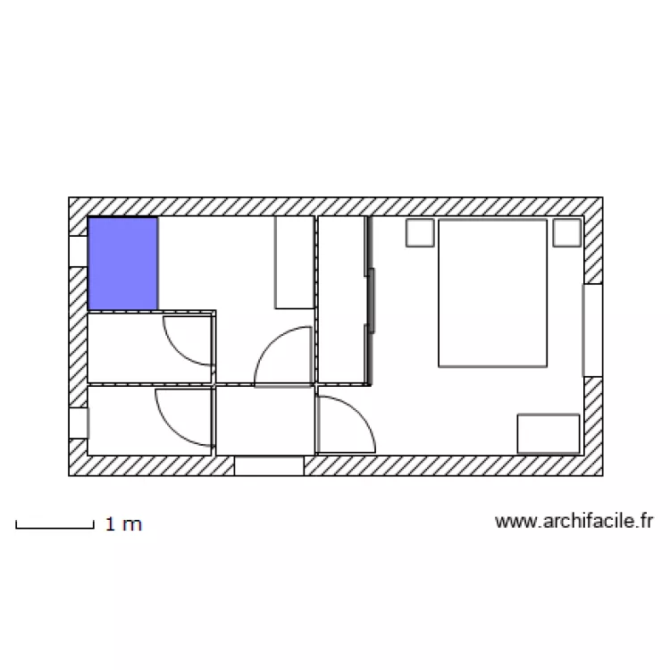 chambre parent. Plan de chambre parent. Plan de