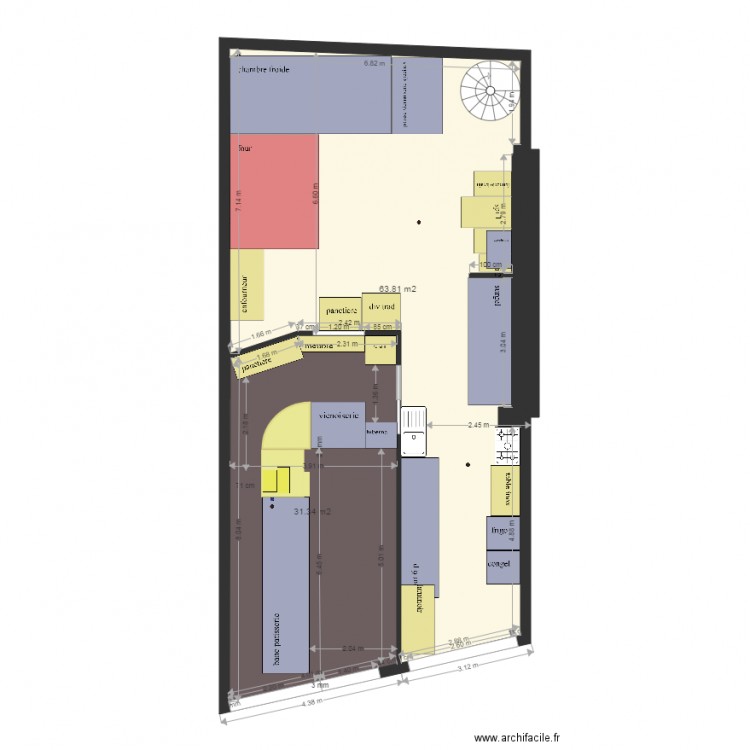 garlan 40. Plan de 0 pièce et 0 m2