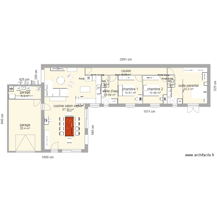 plan roussillon 2023 3 chambre 2. Plan de 10 pièces et 148 m2