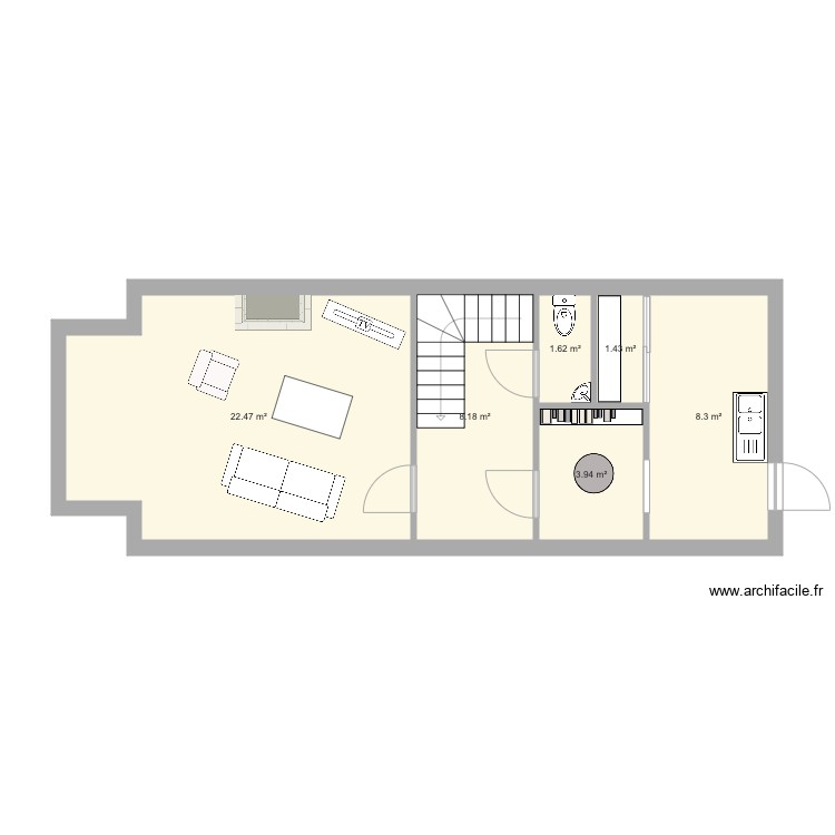 Maison. Plan de 0 pièce et 0 m2
