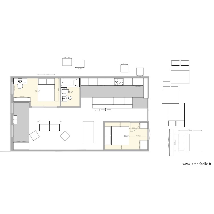 5093 Chambord Option 25 SDB. Plan de 0 pièce et 0 m2