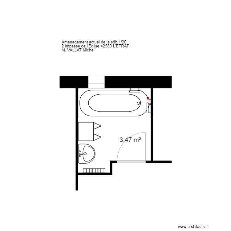 VALLAT LEtrat. Plan de 0 pièce et 0 m2