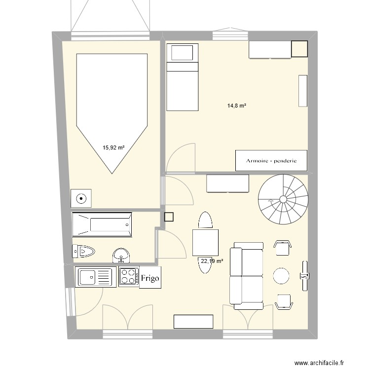 papy 2. Plan de 0 pièce et 0 m2