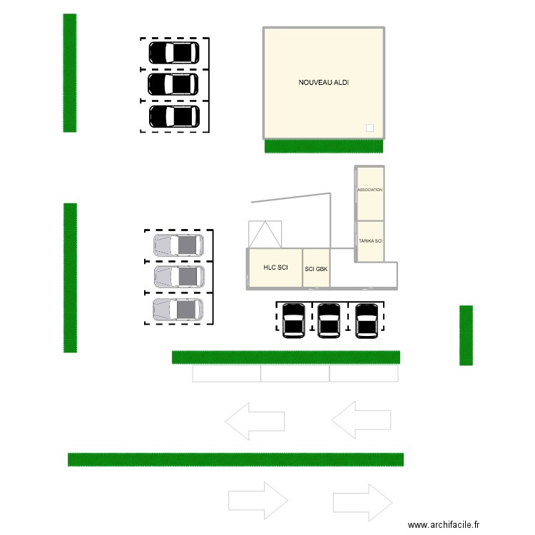 CONDORCET. Plan de 5 pièces et 102 m2