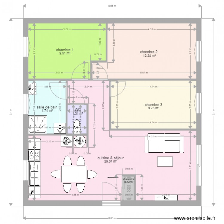 seb projet bellencombre. Plan de 0 pièce et 0 m2