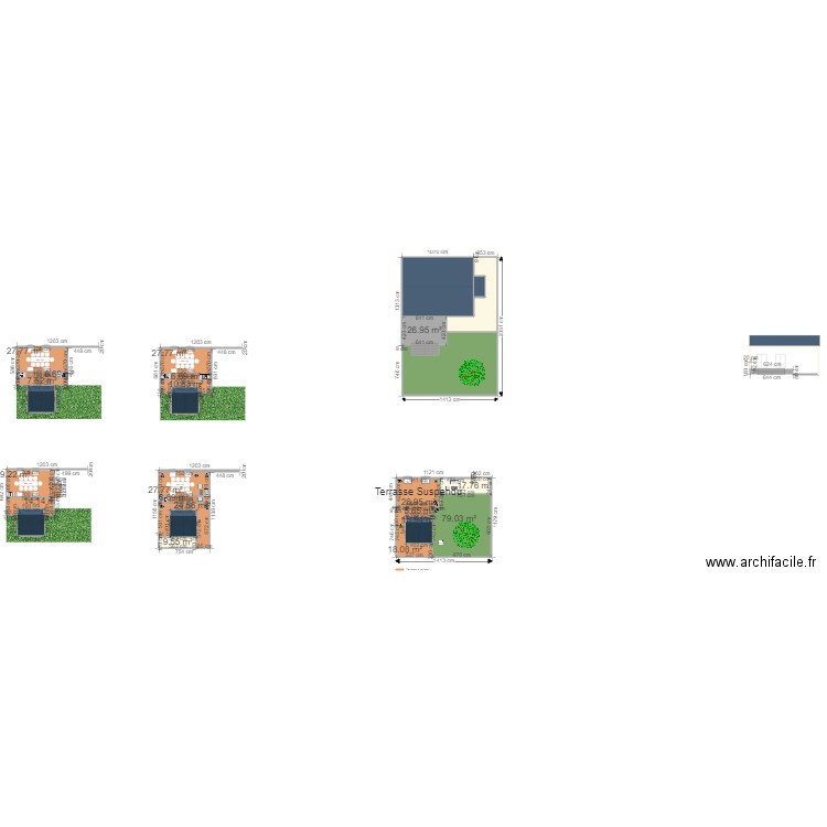 RABATE PLAN TERRASSE. Plan de 0 pièce et 0 m2