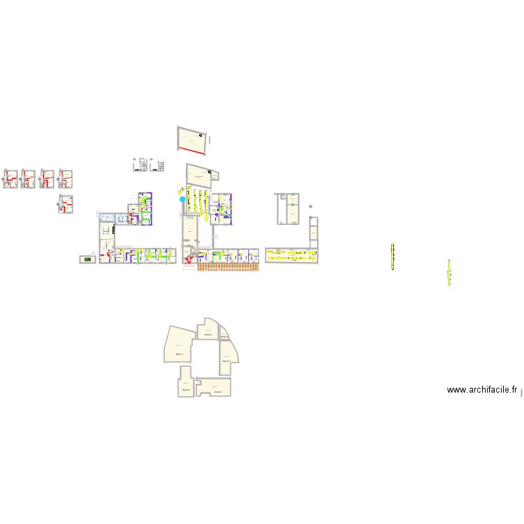 Valbonne superficie cours. Plan de 0 pièce et 0 m2