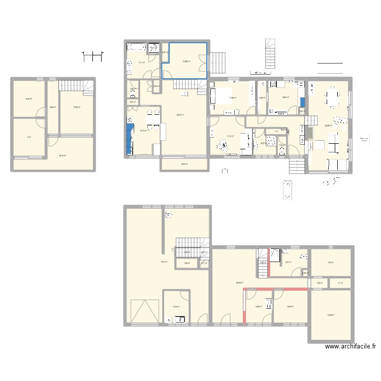 Maison PG 4. Plan de 41 pièces et 339 m2