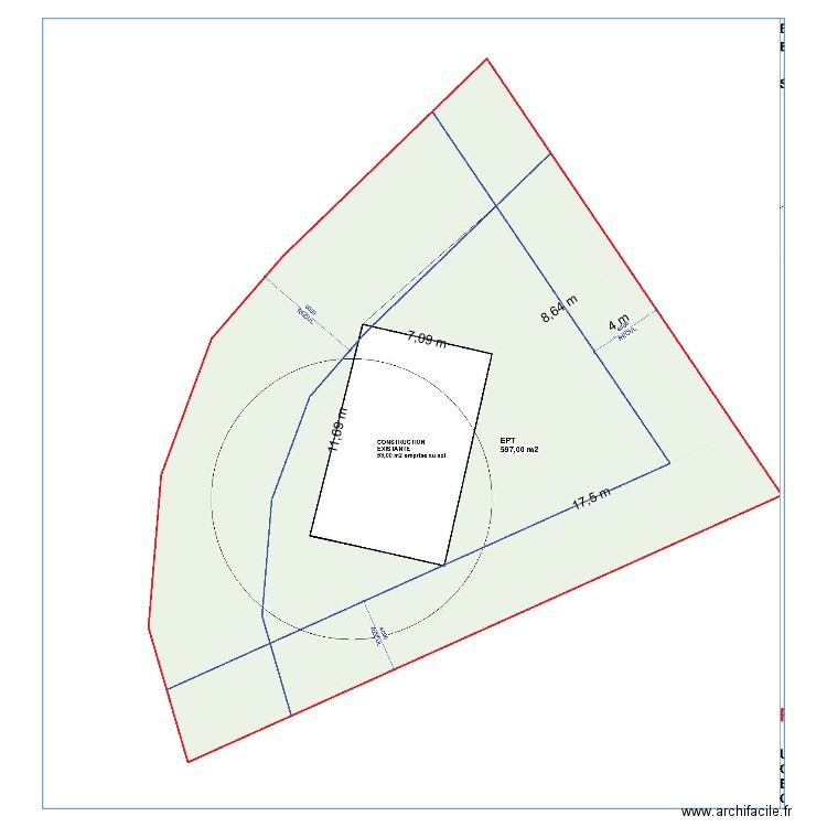 plan masse canon. Plan de 0 pièce et 0 m2