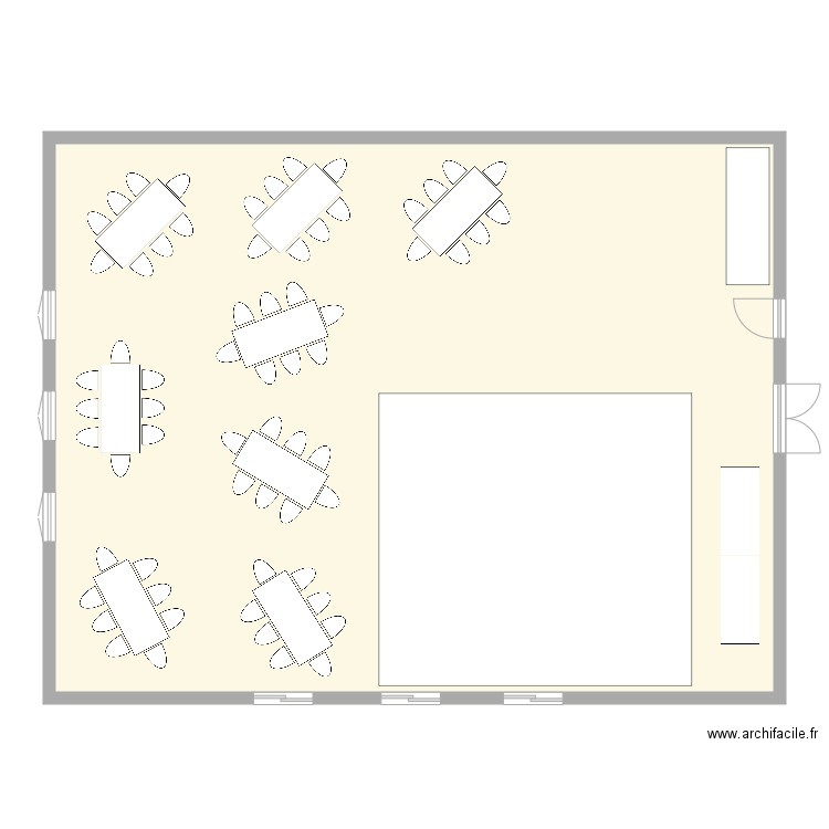 Salle anniversaire 1. Plan de 0 pièce et 0 m2