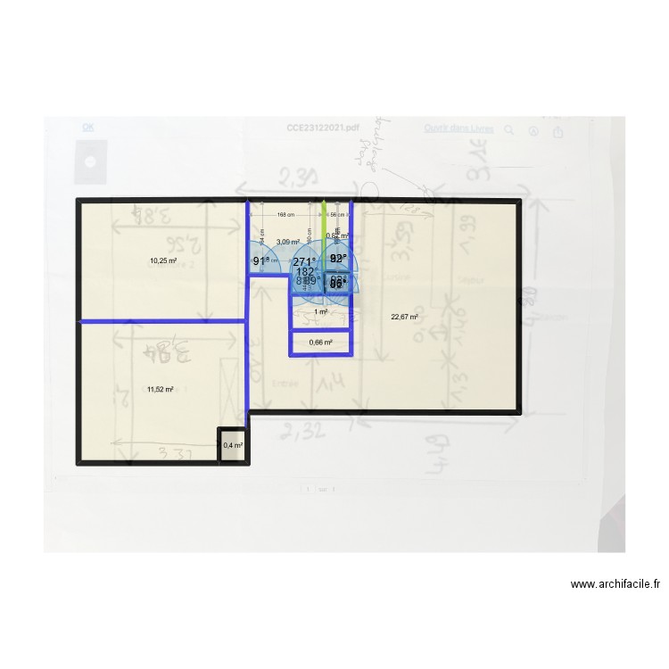 port camargue3. Plan de 9 pièces et 51 m2