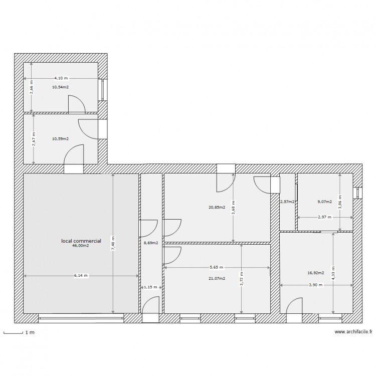 til chatel. Plan de 0 pièce et 0 m2