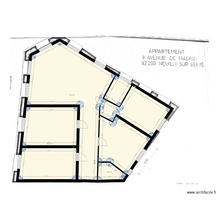 neuilly brut . Plan de 0 pièce et 0 m2