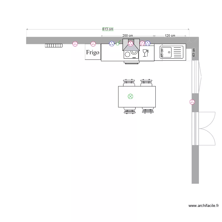 Cuisine RDC10. Plan de Cuisine RDC10. Plan de