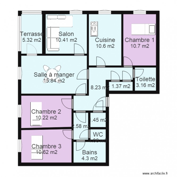 Appartement siège 3. Plan de 0 pièce et 0 m2