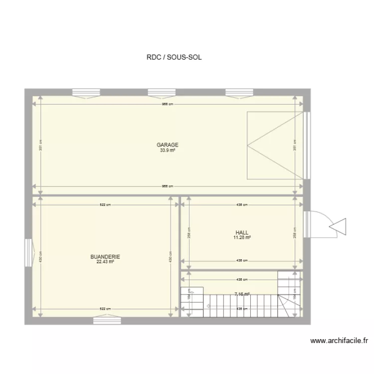 CHEVALIER Christiane maison. Plan de 