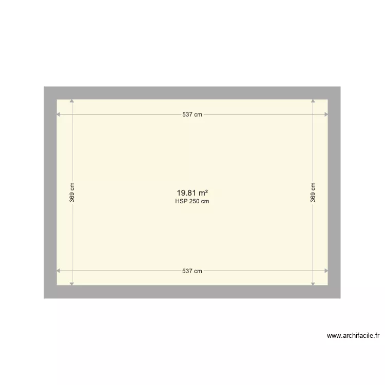 S&eacute;jour JdB. Plan de 