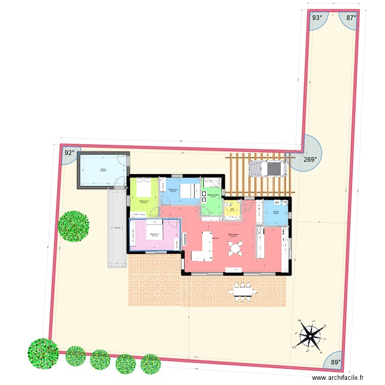 Maison à Crozon V6. Plan de 10 pièces et 753 m2