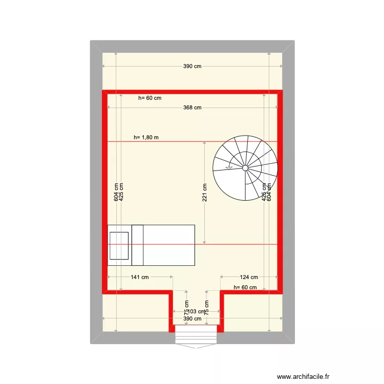 Niveau 2 maison 2. Plan de 