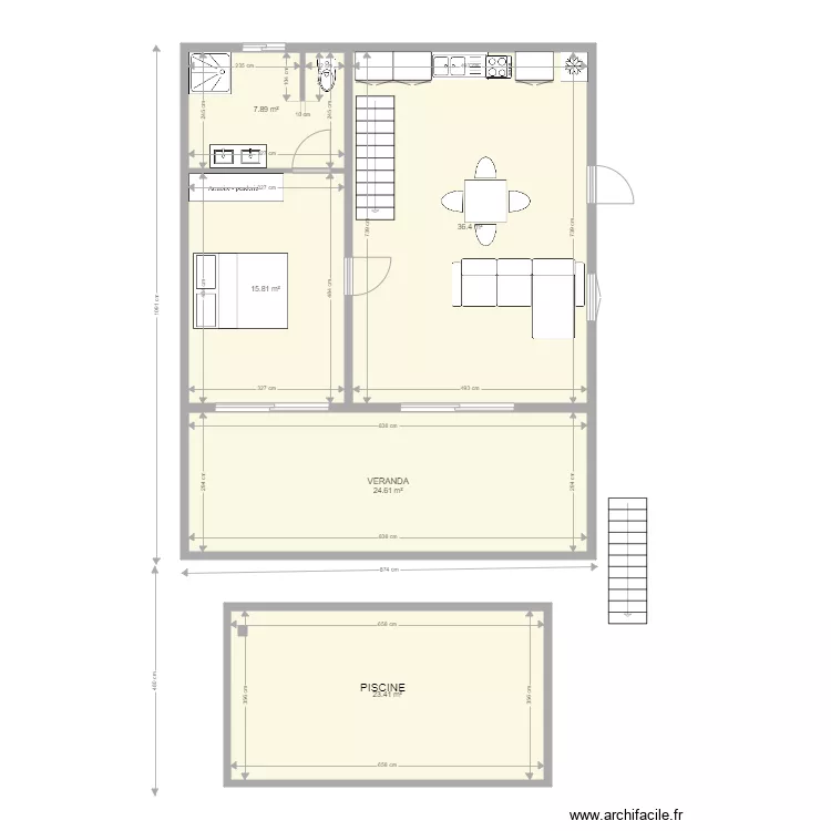 Maison Enrique4. Plan de 