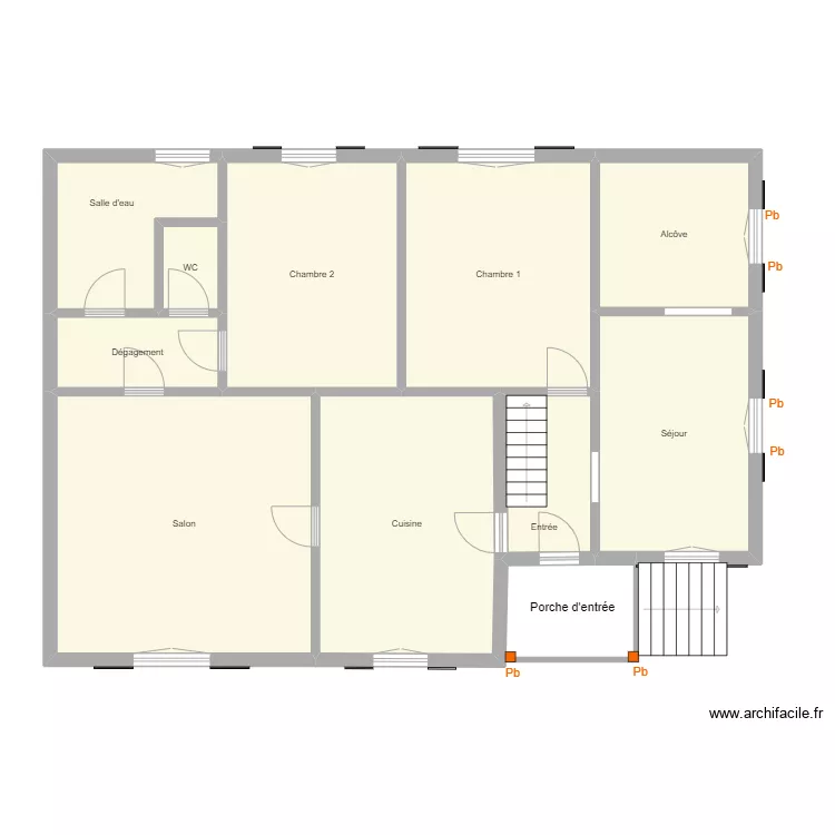 Croquis BAHA. Plan de 