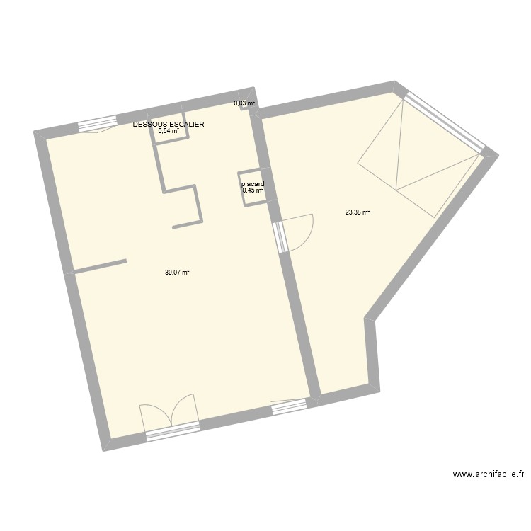 BOSCA. Plan de 0 pièce et 0 m2
