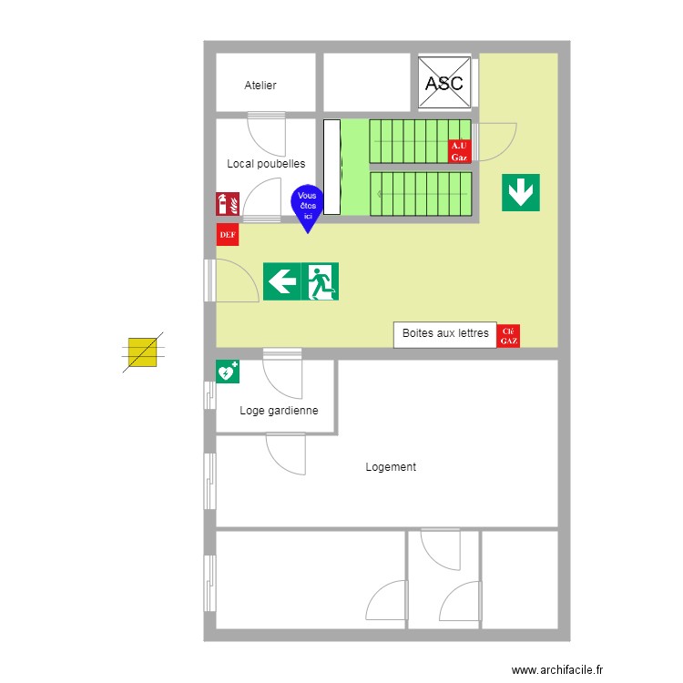 Chanot 57 Rdc . Plan de 0 pièce et 0 m2