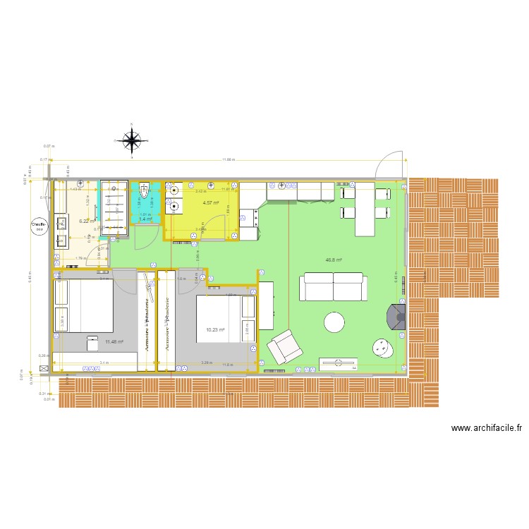 WINNEZEELE 9. Plan de 0 pièce et 0 m2