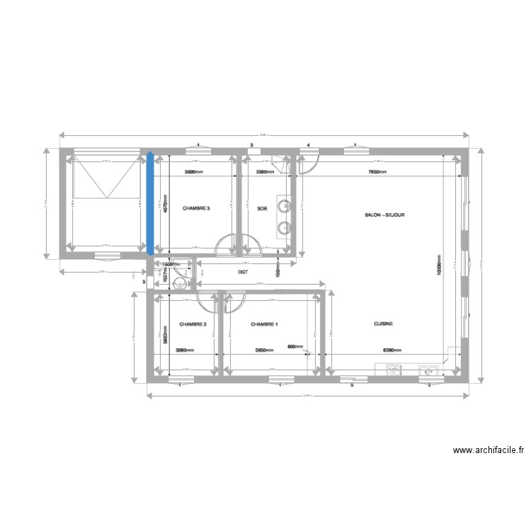 Projet Plancher. Plan de 0 pièce et 0 m2