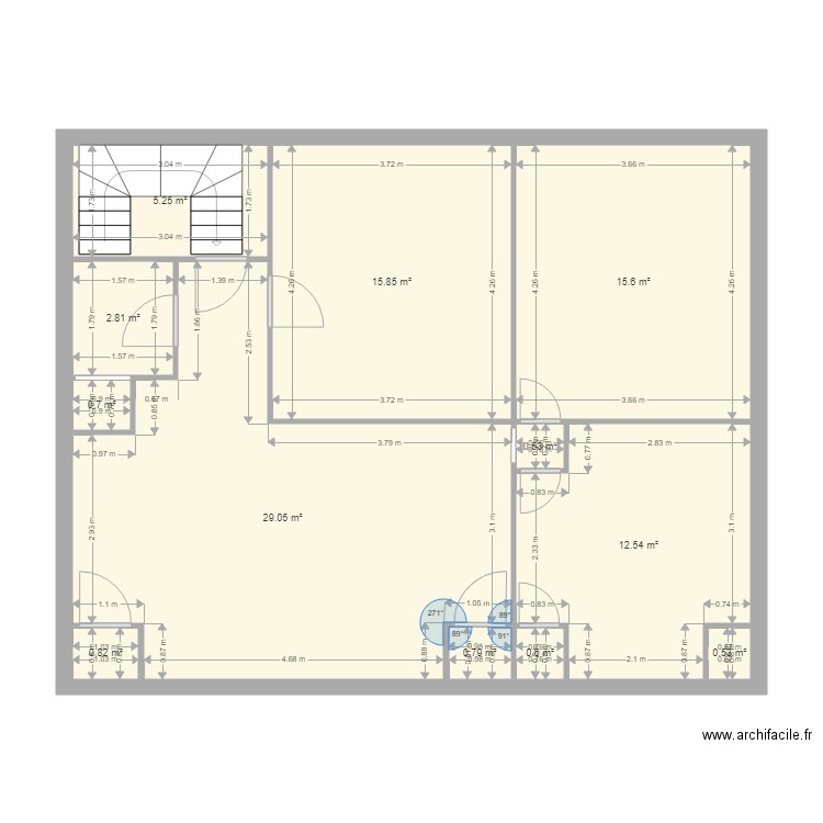 Plan 2ème étage. Plan de 0 pièce et 0 m2