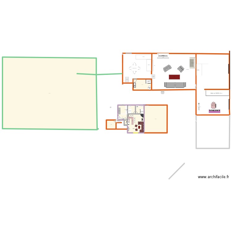 Lau3. Plan de 9 pièces et 1419 m2