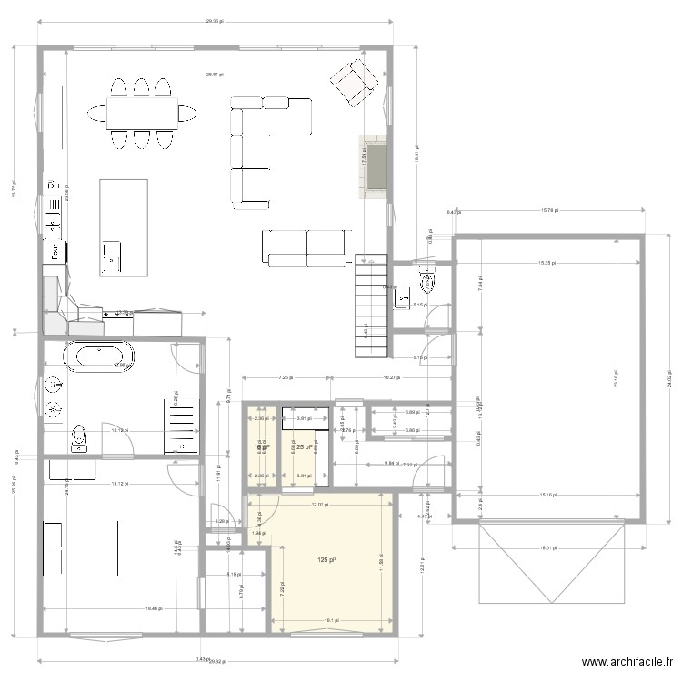 Maison Fossambeault V2. Plan de 0 pièce et 0 m2