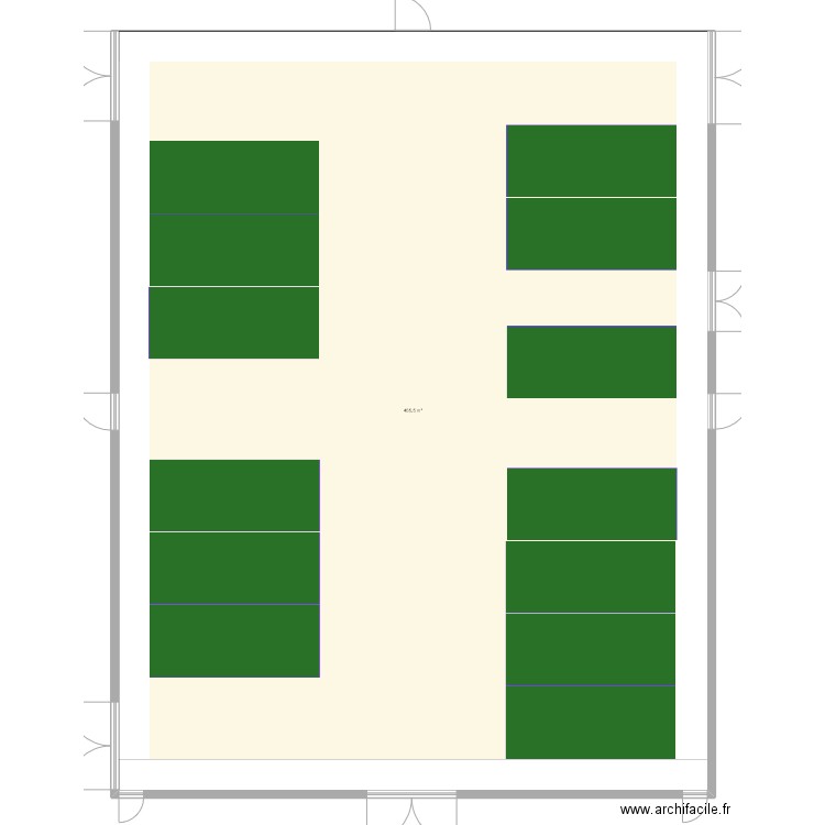 o234t. Plan de 1 pièce et 466 m2